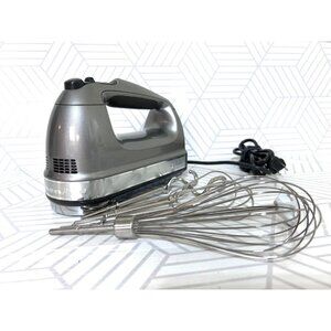 Hand Held Kitchenaid 9 Speed Mixer MOD. KHM929CU0 Household Mixer Gray